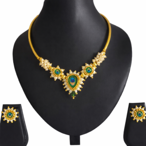 Morpankh Pipe Unique Necklace Set