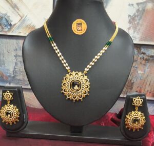 Victoria Trending New Style Premium Mangalsutra with Ear Ring