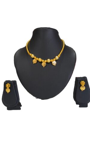 Laxmi Coin Necklace Set with Earrings