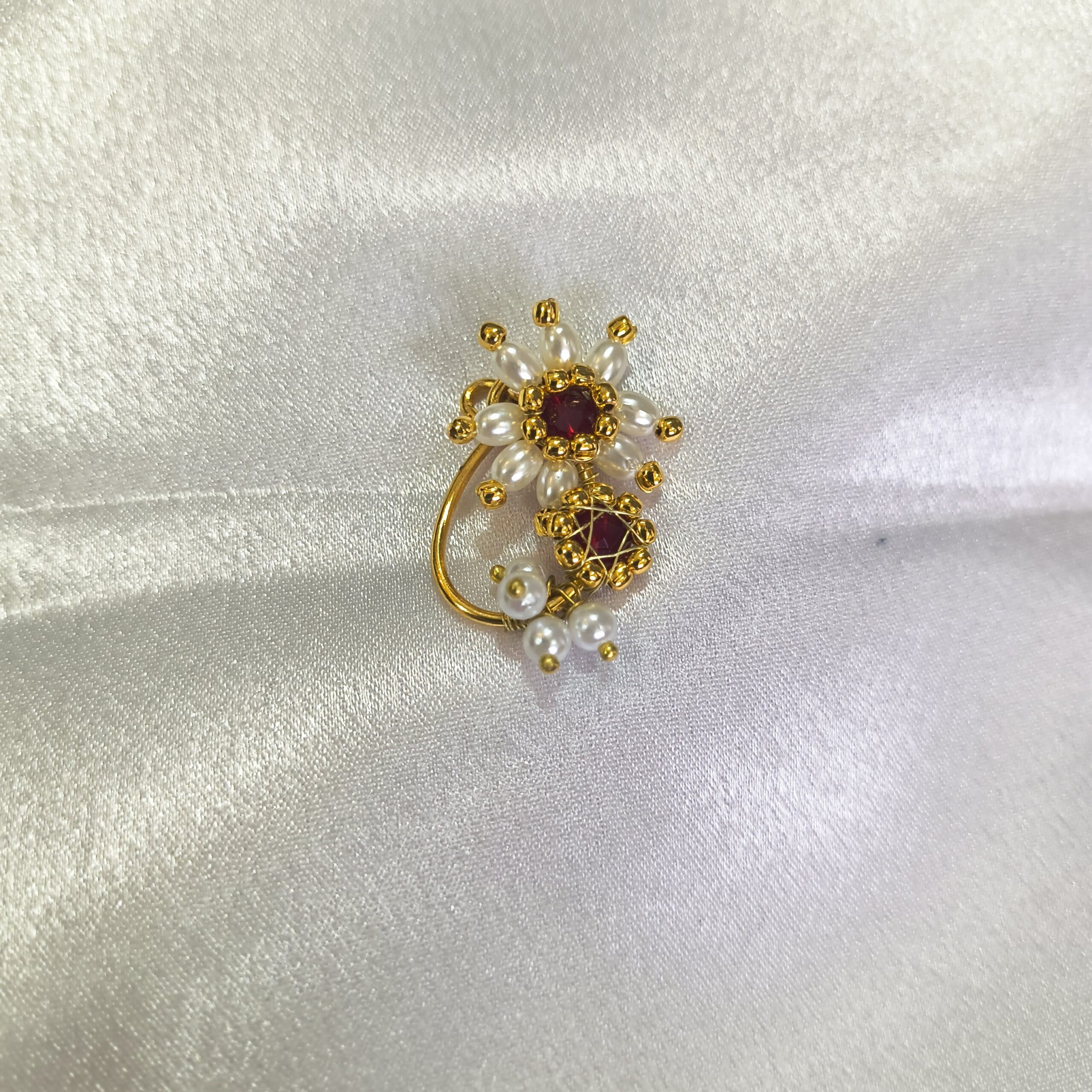 Mogra Bridal Necklace Set - Image 7