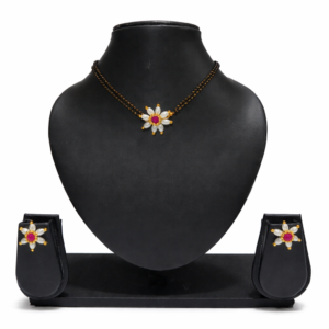 Parijatak Mini- Mangalsutra Chocker With Ear ring