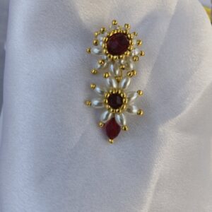 Mogra Flower Saree Pin / Broach