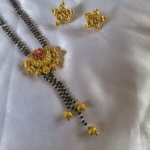 Savitri Chandra Mangalsutra| Fancy Chandracore Manglsutra With Ear Ring