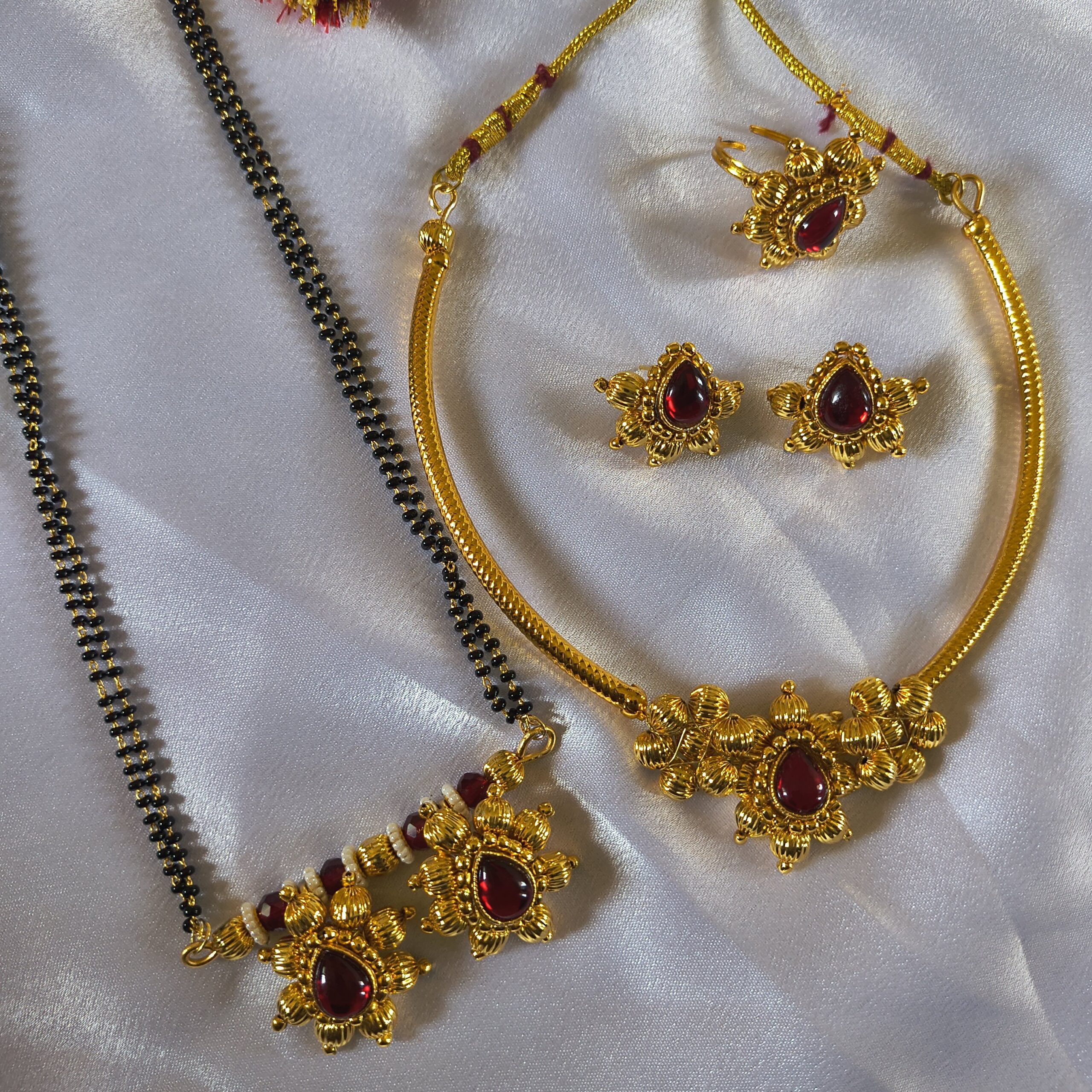 Maharani Ruby Elegance Set | Traditional Jewellery Set