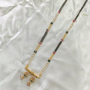 Rajwadi Moti Mangalsutra| The Glam Jewellery