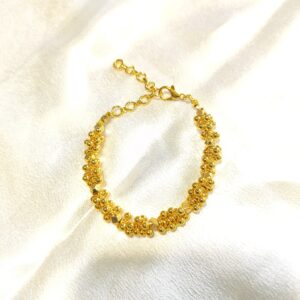 Ashtapailu Traditional Bracelet | Gold-Tone Beaded Bracelet | The Glam Jewellery